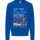 Boy Calls Me Mimi Autistic Autism Awareness Mens Sweatshirt Jumper Royal Blue