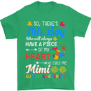 Boy Calls Me Mimi Autistic Autism Awareness Mens T-Shirt Cotton Gildan Irish Green