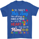 Boy Calls Me Mimi Autistic Autism Awareness Mens T-Shirt Cotton Gildan Royal Blue