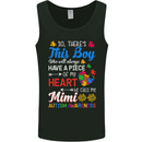 Boy Calls Me Mimi Autistic Autism Awareness Mens Vest Tank Top Black
