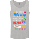 Boy Calls Me Mimi Autistic Autism Awareness Mens Vest Tank Top Sports Grey