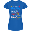 Boy Calls Me Mimi Autistic Autism Awareness Womens Petite Cut T-Shirt Royal Blue