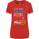 Boy Calls Me Mimi Autistic Autism Awareness Womens Wider Cut T-Shirt Red