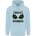 Bra Humbug Holly Funny Christmas Xmas Childrens Kids Hoodie Light Blue