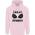 Bra Humbug Holly Funny Christmas Xmas Childrens Kids Hoodie Light Pink