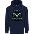 Bra Humbug Holly Funny Christmas Xmas Childrens Kids Hoodie Navy Blue