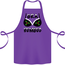 Bra Humbug Holly Funny Christmas Xmas Cotton Apron 100% Organic Purple