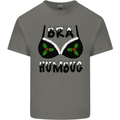 Bra Humbug Holly Funny Christmas Xmas Kids T-Shirt Childrens Charcoal