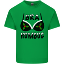 Bra Humbug Holly Funny Christmas Xmas Kids T-Shirt Childrens Irish Green