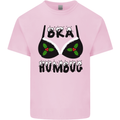 Bra Humbug Holly Funny Christmas Xmas Kids T-Shirt Childrens Light Pink