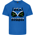 Bra Humbug Holly Funny Christmas Xmas Kids T-Shirt Childrens Royal Blue