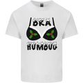 Bra Humbug Holly Funny Christmas Xmas Kids T-Shirt Childrens White
