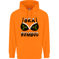 Bra Humbug Holly Funny Christmas Xmas Mens 80% Cotton Hoodie Orange
