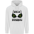 Bra Humbug Holly Funny Christmas Xmas Mens 80% Cotton Hoodie White