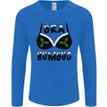 Bra Humbug Holly Funny Christmas Xmas Mens Long Sleeve T-Shirt Royal Blue
