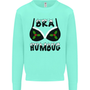Bra Humbug Holly Funny Christmas Xmas Mens Sweatshirt Jumper Peppermint