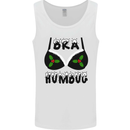 Bra Humbug Holly Funny Christmas Xmas Mens Vest Tank Top White