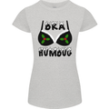 Bra Humbug Holly Funny Christmas Xmas Womens Petite Cut T-Shirt Sports Grey