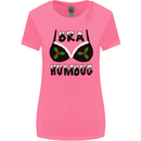 Bra Humbug Holly Funny Christmas Xmas Womens Wider Cut T-Shirt Azalea