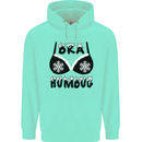 Bra Humbug Snowflake Funny Christmas Childrens Kids Hoodie Peppermint