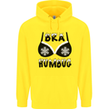 Bra Humbug Snowflake Funny Christmas Childrens Kids Hoodie Yellow