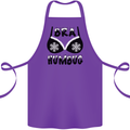 Bra Humbug Snowflake Funny Christmas Cotton Apron 100% Organic Purple