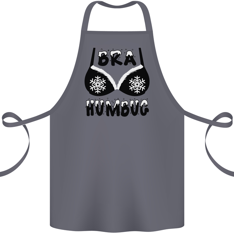 Bra Humbug Snowflake Funny Christmas Cotton Apron 100% Organic Steel