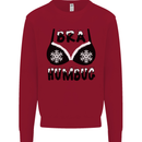 Bra Humbug Snowflake Funny Christmas Kids Sweatshirt Jumper Red