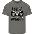 Bra Humbug Snowflake Funny Christmas Kids T-Shirt Childrens Charcoal