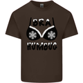 Bra Humbug Snowflake Funny Christmas Kids T-Shirt Childrens Chocolate