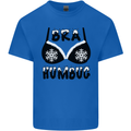 Bra Humbug Snowflake Funny Christmas Kids T-Shirt Childrens Royal Blue