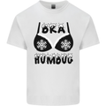 Bra Humbug Snowflake Funny Christmas Kids T-Shirt Childrens White