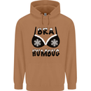 Bra Humbug Snowflake Funny Christmas Mens 80% Cotton Hoodie Caramel Latte