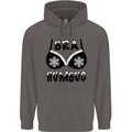 Bra Humbug Snowflake Funny Christmas Mens 80% Cotton Hoodie Charcoal