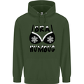 Bra Humbug Snowflake Funny Christmas Mens 80% Cotton Hoodie Forest Green