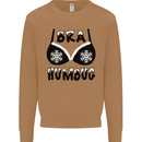 Bra Humbug Snowflake Funny Christmas Mens Sweatshirt Jumper Caramel Latte