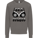 Bra Humbug Snowflake Funny Christmas Mens Sweatshirt Jumper Charcoal