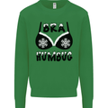 Bra Humbug Snowflake Funny Christmas Mens Sweatshirt Jumper Irish Green
