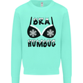 Bra Humbug Snowflake Funny Christmas Mens Sweatshirt Jumper Peppermint