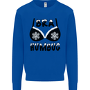 Bra Humbug Snowflake Funny Christmas Mens Sweatshirt Jumper Royal Blue