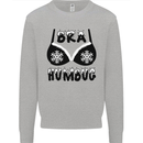 Bra Humbug Snowflake Funny Christmas Mens Sweatshirt Jumper Sports Grey