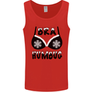 Bra Humbug Snowflake Funny Christmas Mens Vest Tank Top Red