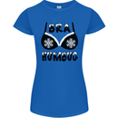 Bra Humbug Snowflake Funny Christmas Womens Petite Cut T-Shirt Royal Blue