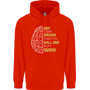 Brain Cancer Aneurysm Awareness Childrens Kids Hoodie Bright Red