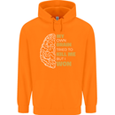 Brain Cancer Aneurysm Awareness Childrens Kids Hoodie Orange