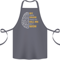 Brain Cancer Aneurysm Awareness Cotton Apron 100% Organic Steel
