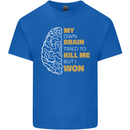 Brain Cancer Aneurysm Awareness Kids T-Shirt Childrens Royal Blue