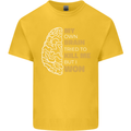 Brain Cancer Aneurysm Awareness Kids T-Shirt Childrens Yellow