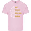 Brain Cancer Aneurysm Awareness Mens Cotton T-Shirt Tee Top Light Pink