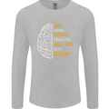 Brain Cancer Aneurysm Awareness Mens Long Sleeve T-Shirt Sports Grey